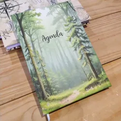 Diseño de bosque verde