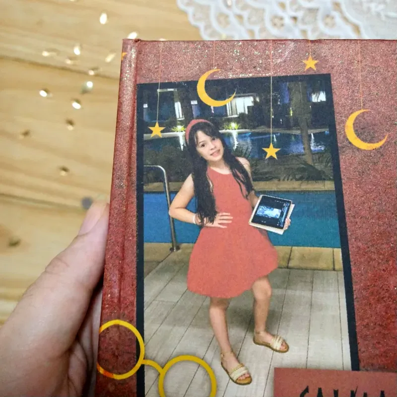 Diseño de estrellas con foto