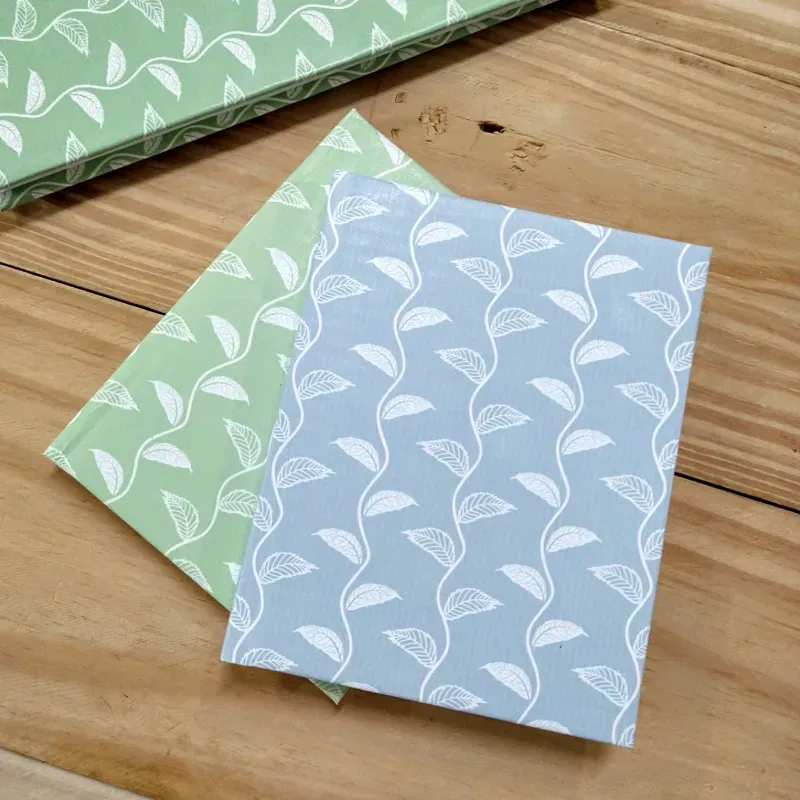 Diseño de patrón minimalista de hojas