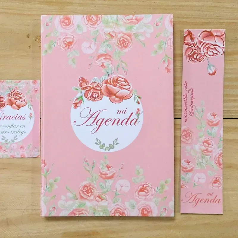 Diseño rosado de rosas