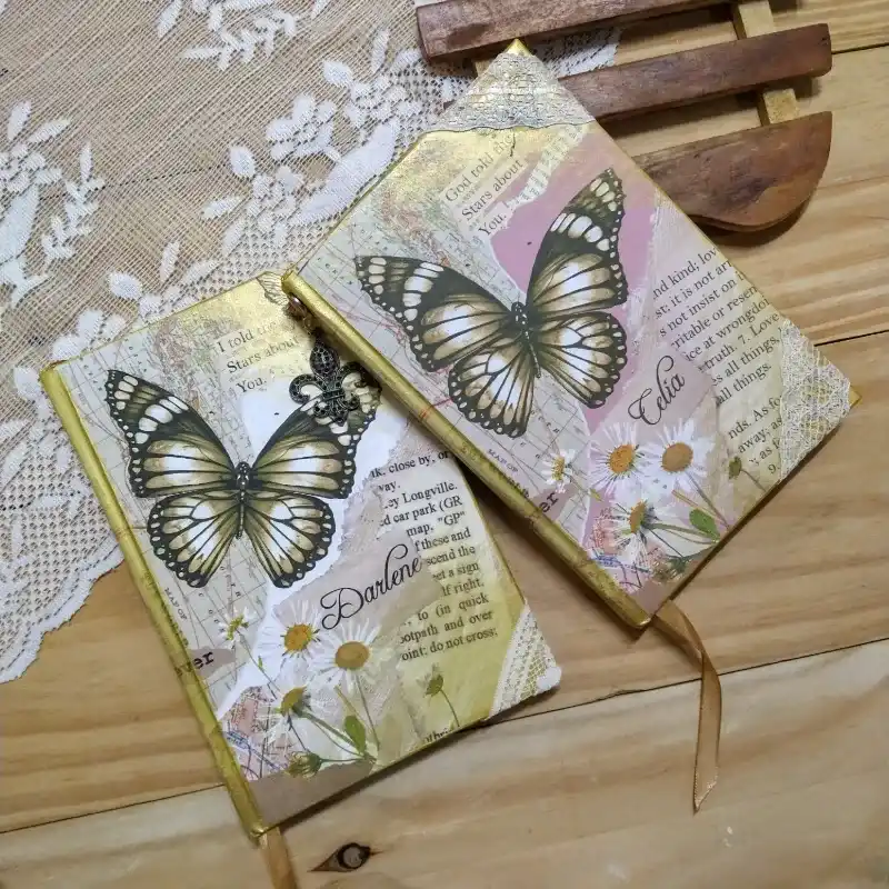 Diseño vintage de mariposas 
