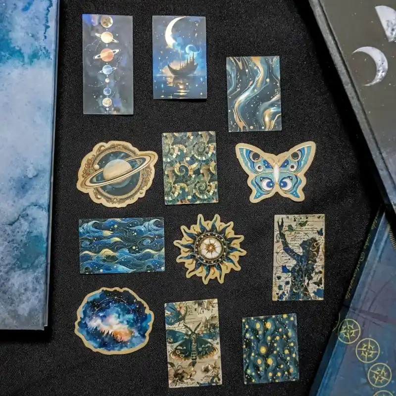 Pegatinas de universo vintage 