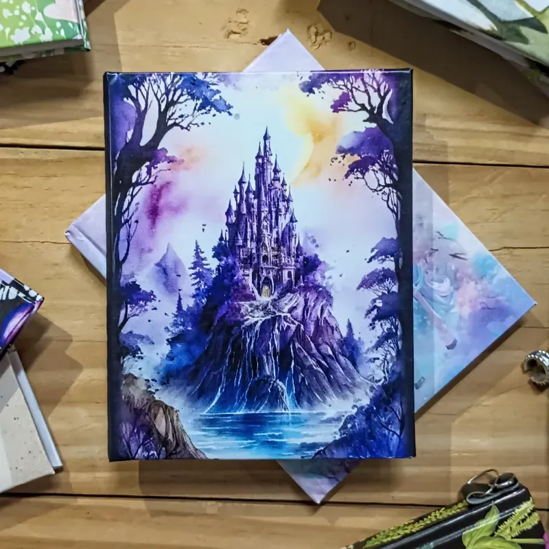 Mini agenda de castillo de fantasía 