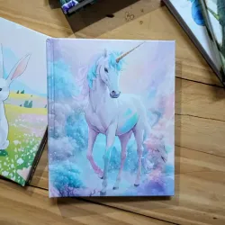 Mini agenda de unicornio 