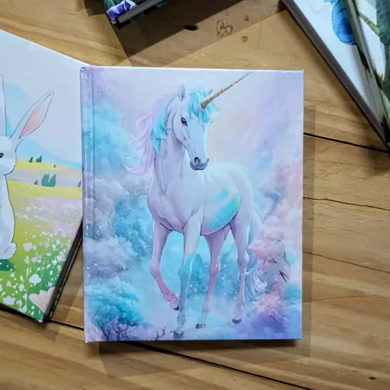 Mini agenda de unicornio 