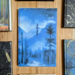 Agenda de bosque nocturno 