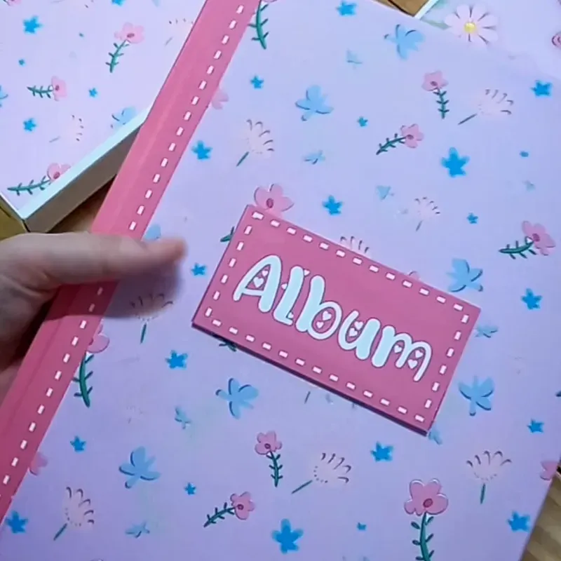Álbum scrapbook de niña