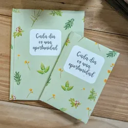 Patrón de naturaleza con frase