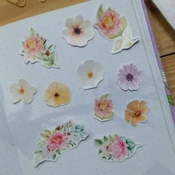 Pegatinas de flores