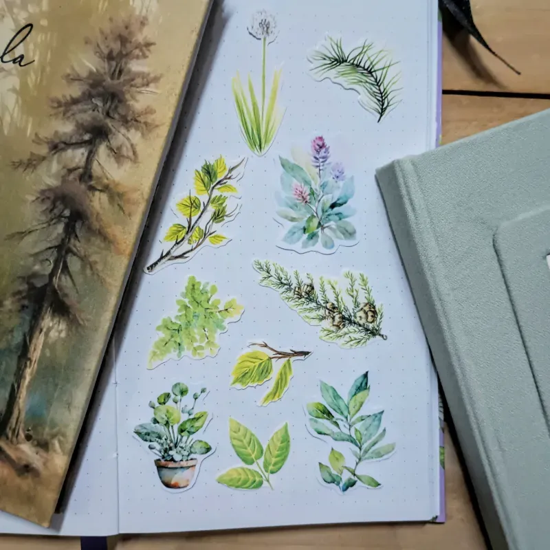 Pegatinas de naturaleza y vegetación 