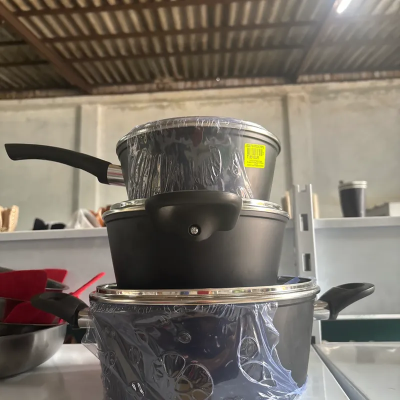 Set de cazuelas de inducción 