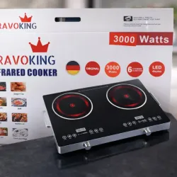 BRAVOKING – Hornilla infrarroja doble 3000W