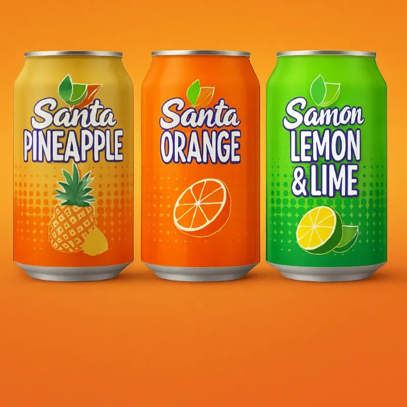 Refresco santa de piña y de limón  (parlé)
