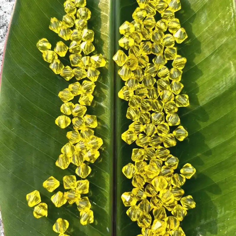 Bicono 8 mm amarillo 