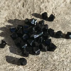 Biconos negros 8 mm