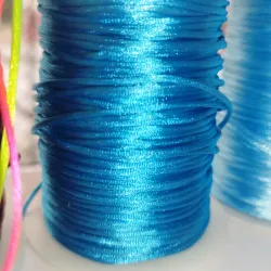 Cola de rata 1 mm azul 