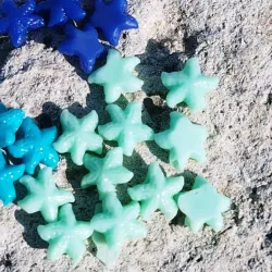Estrellas marinas verdes