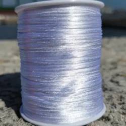Hilo cola de rata blanco 1 mm