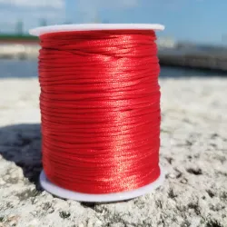 Hilo cola de rata rojo 1 mm