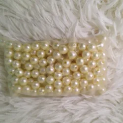 Perlas amarillas 8 mm