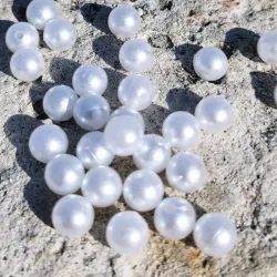 Perlas blancas 8 mm