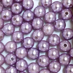 Perlas lilas de 8 mm