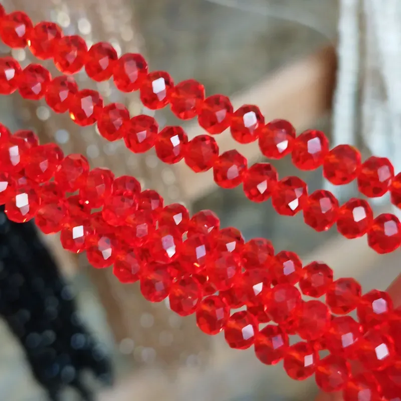 Swarosvki #6 rojo cristal 