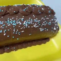 Brazo gitano de ganache de chocolate