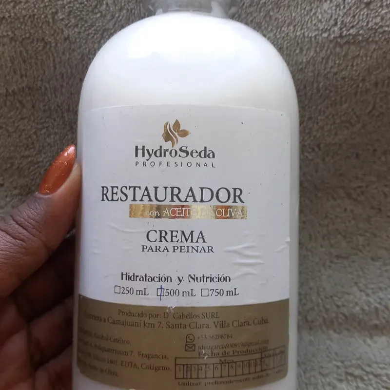 Crema de peinar de Oliva 500ml 