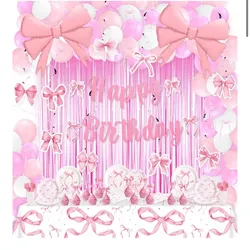 🎀 Paquete Completo Fiesta Coquette Rosa – 277 piezas 🎀