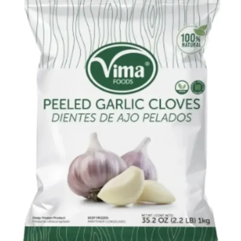 Dientes de ajo pelados