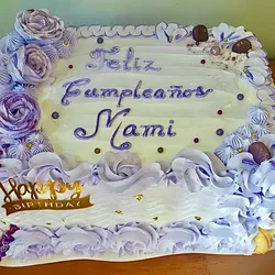 Pastel de media bandeja