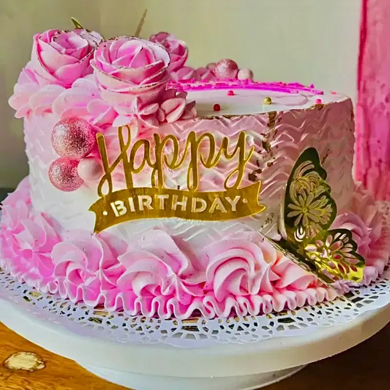Pastel de tres capas