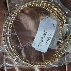 Argollas doradas grandes