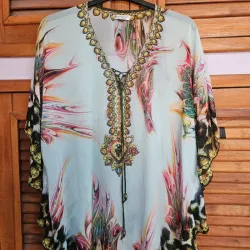 Blusa ancha estampado