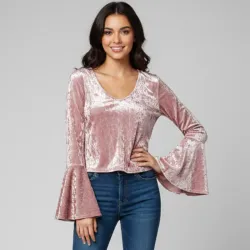 Blusa de terciopelo 