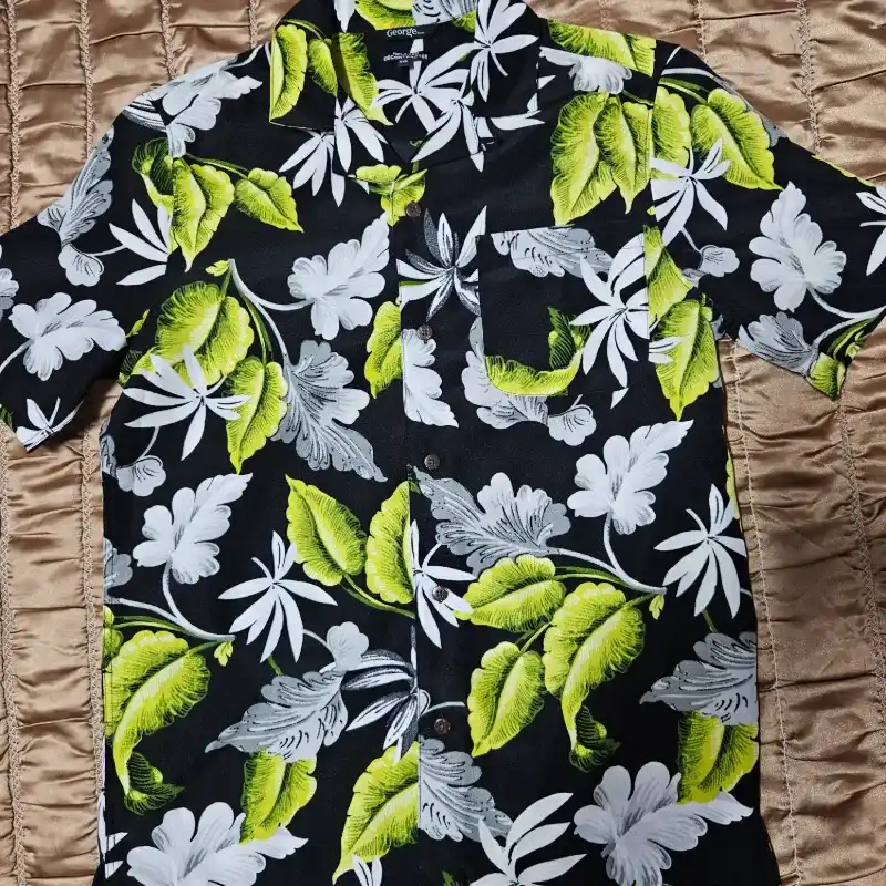 Camisa estampada verde