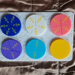 Juego instructivo de fracciones