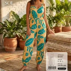Mono estampado tropical