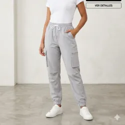 Pantalon deportivo gris