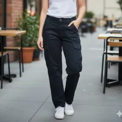 Pantalon negro con bolsillos