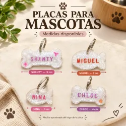 Placa para mascotas