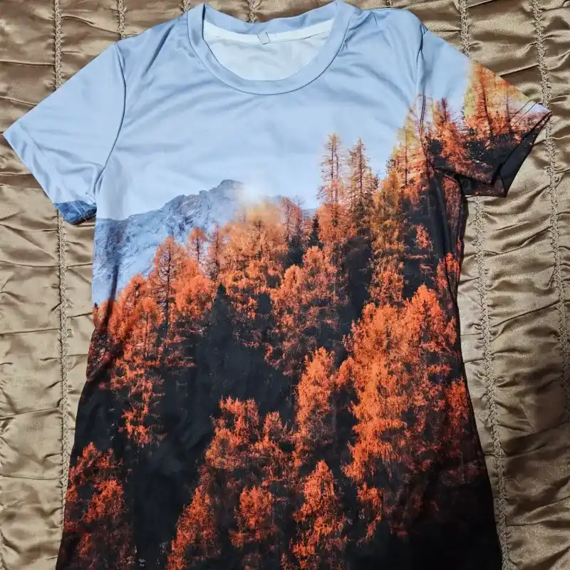 Pulover estampado paisaje