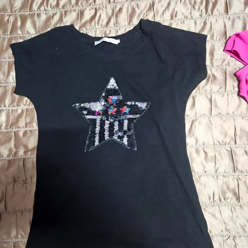 Pulover negro con lentejuelas