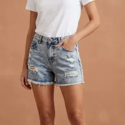Short de mezclilla