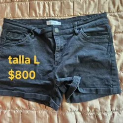 Short de mujer negro