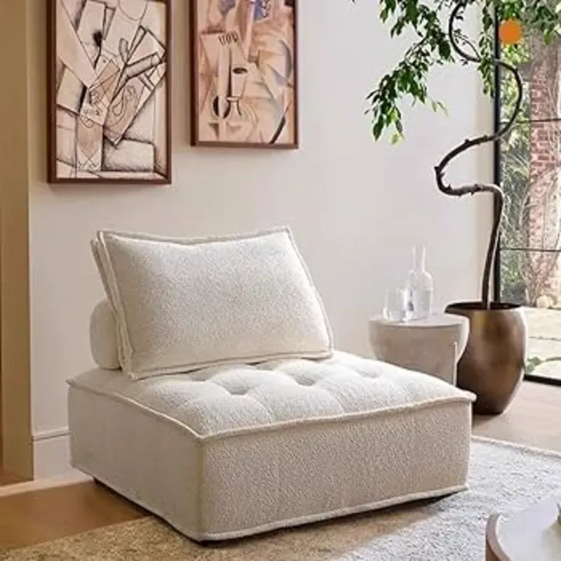 Butaca blanca Estilo minimalista