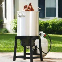 Freidora turka de gas