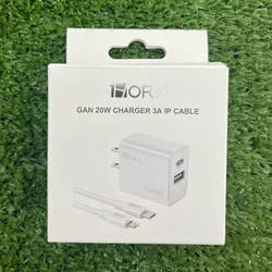 Cargador + cable IPhone 1Hora