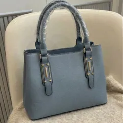 Cartera azul grande